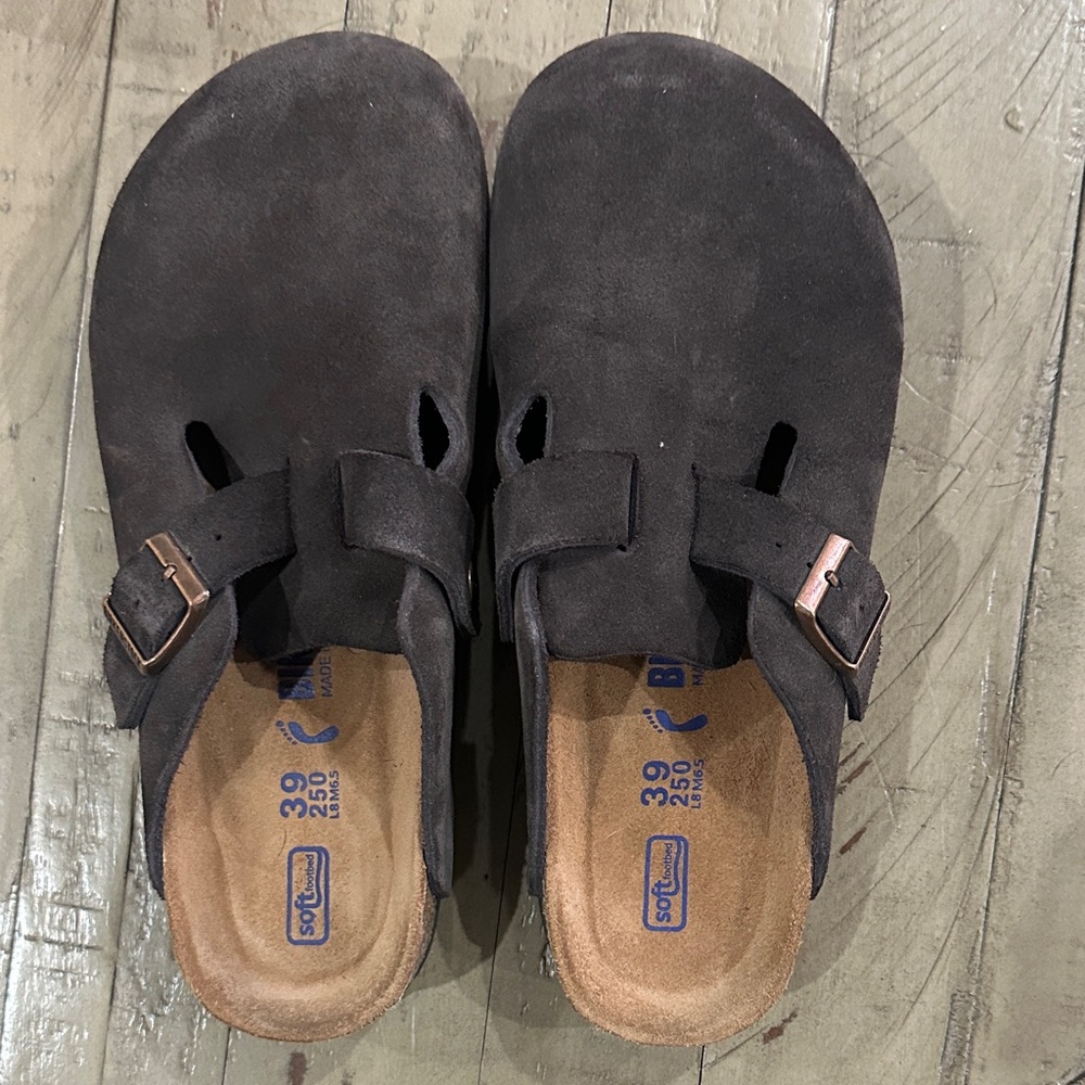 Birkenstock Dark Brown Slip-On Loafers - Picture 5 of 6